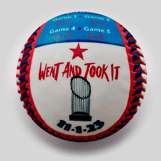 World Series Win Baseball: 2023 Rangers