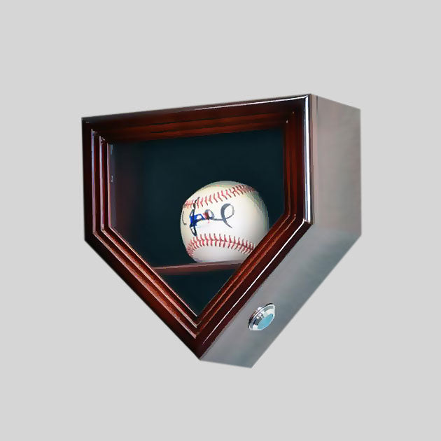 Buy 1-Baseball Display Case, UV Protection, Lockable Collectible • Hand-Painted, Unique Baseball Gifts by Unforgettaballs®