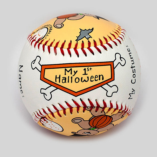 Baby's First Halloween Baseball
