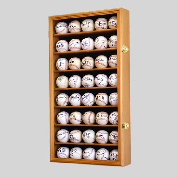 1-Baseball Display Case, UV Protection, Lockable – Unforgettaballs®
