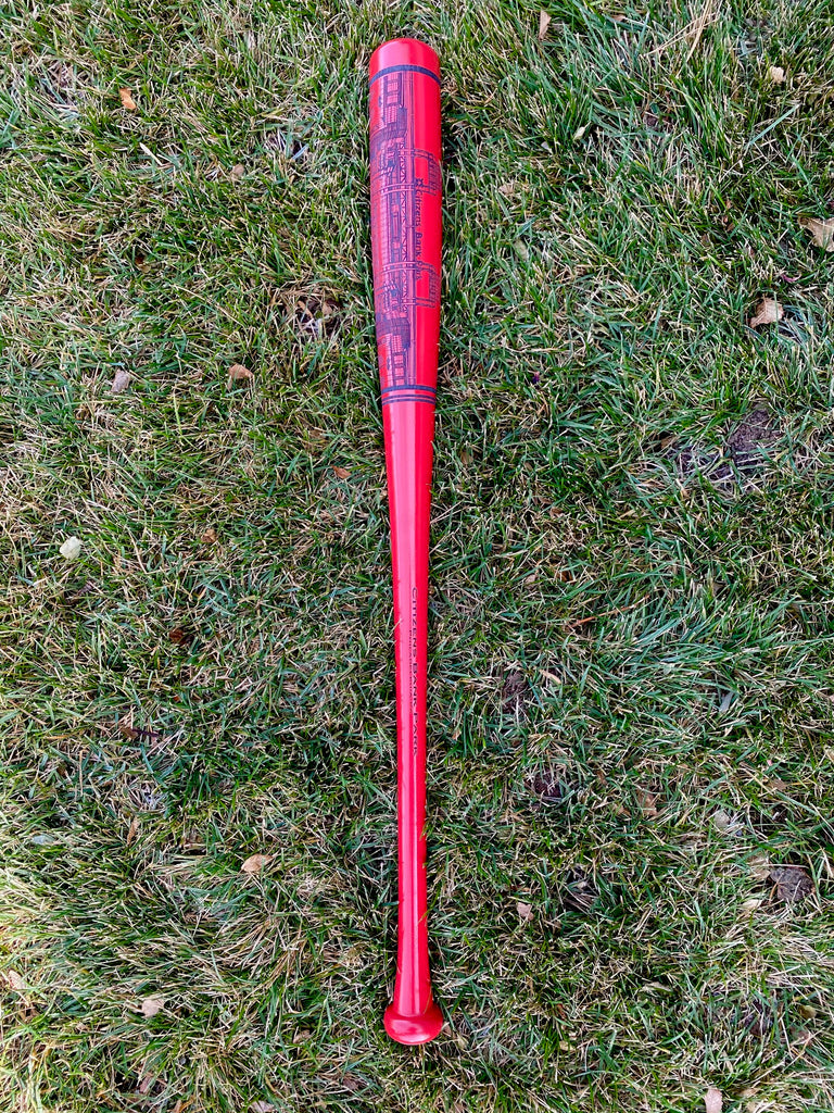 Citizens Bank Park Engraved Bat- RED