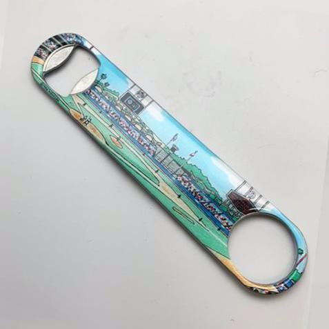 Buy Dodger Stadium Bottle Opener Collectible • Hand-Painted, Unique Baseball Gifts by Unforgettaballs®