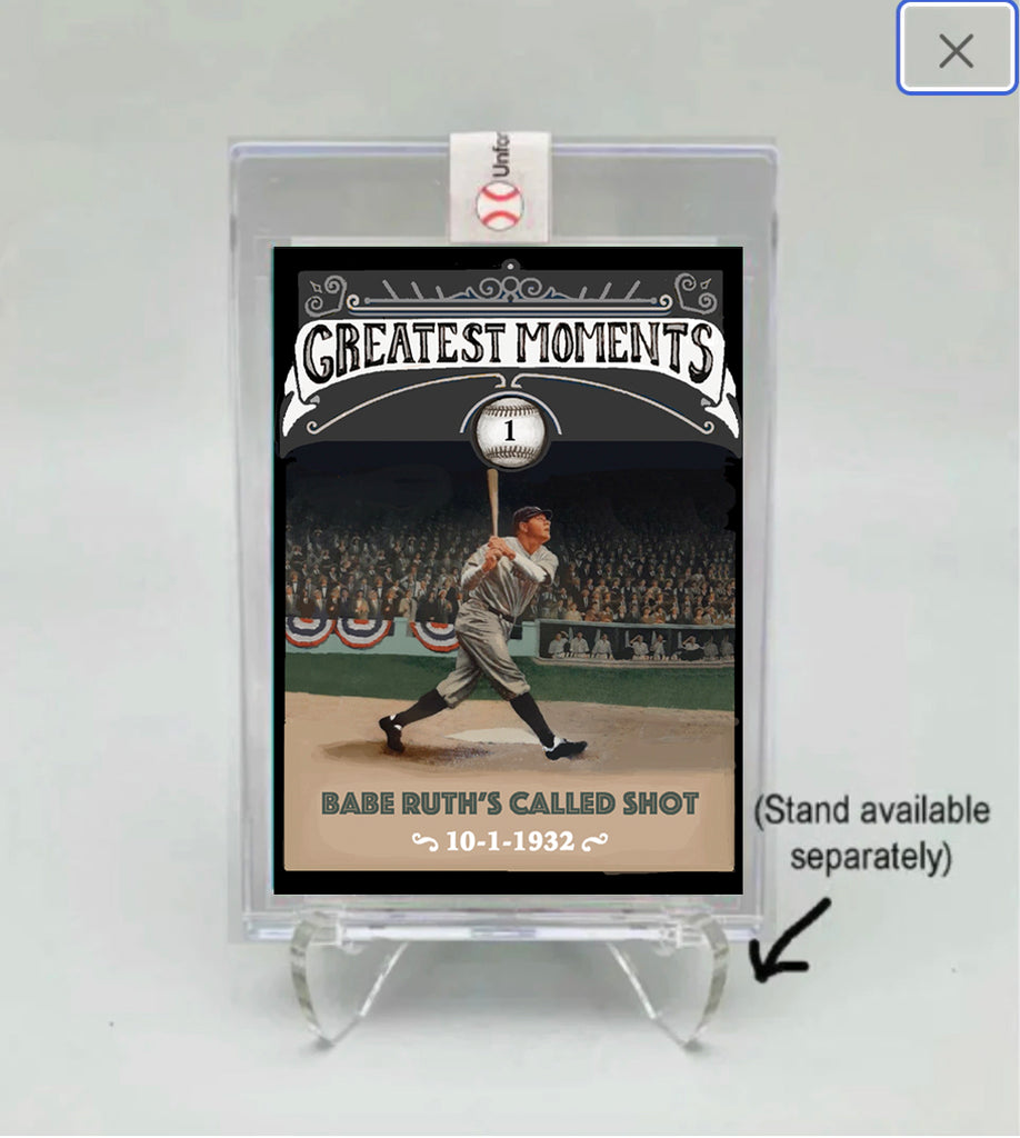 Greatest Moments in Baseball Card: #1