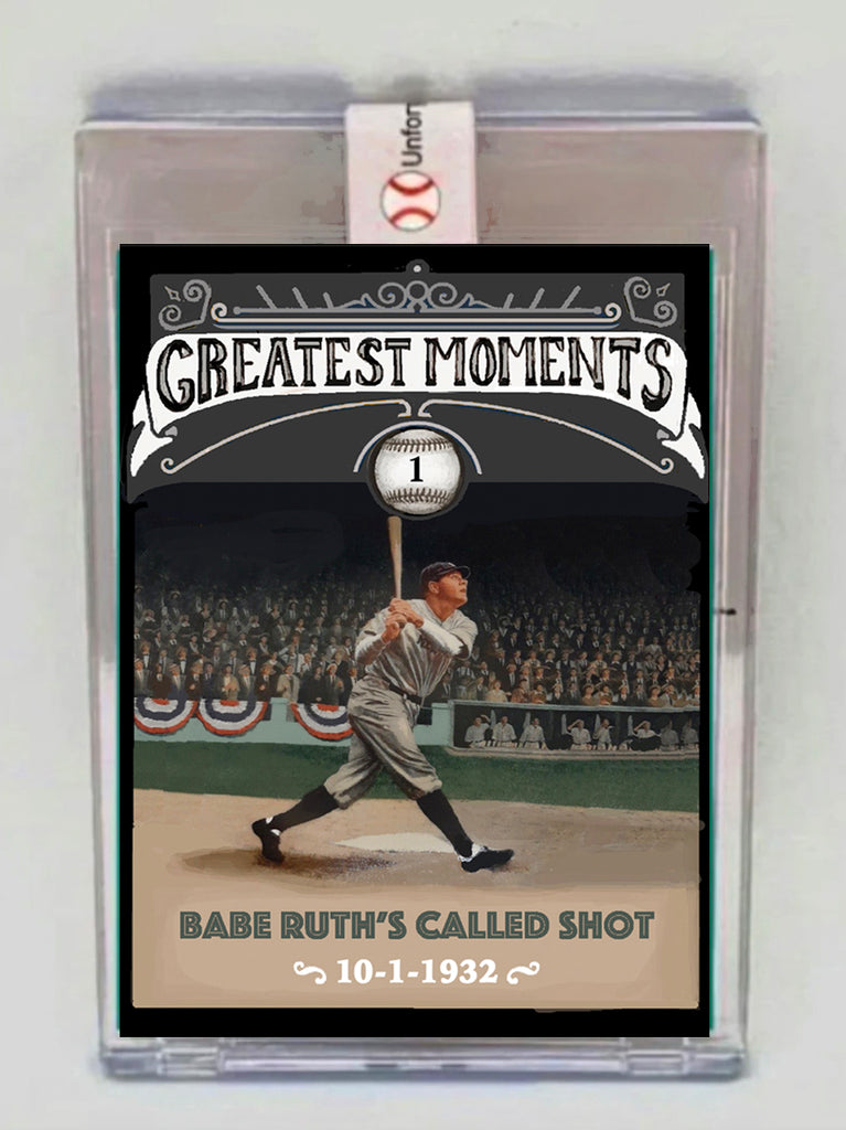 Greatest Moments in Baseball Card: #1