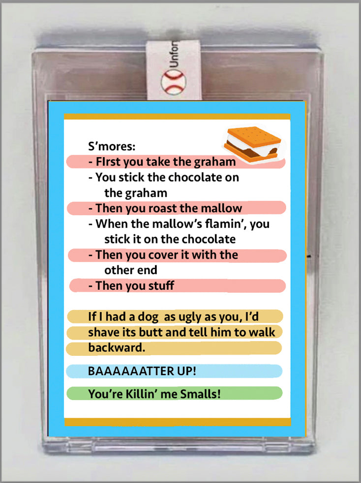 Movie Card: 'Ham' Porter   (Sandlot Character Card)