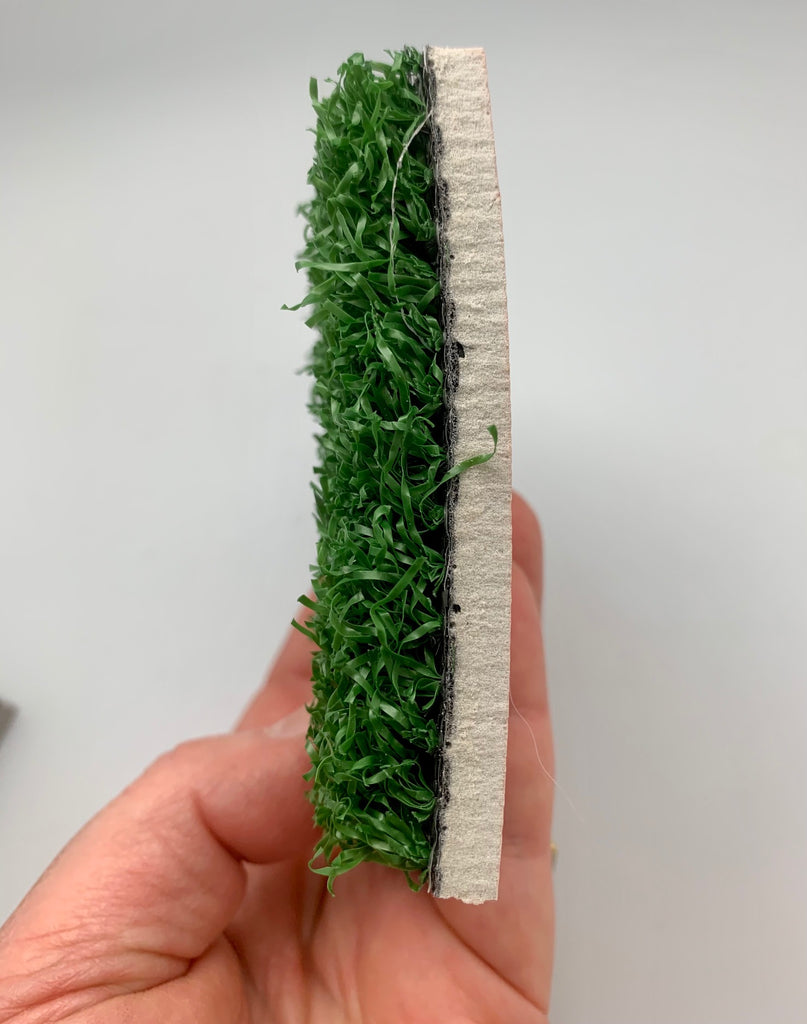 Green Fields- turf display for one baseball
