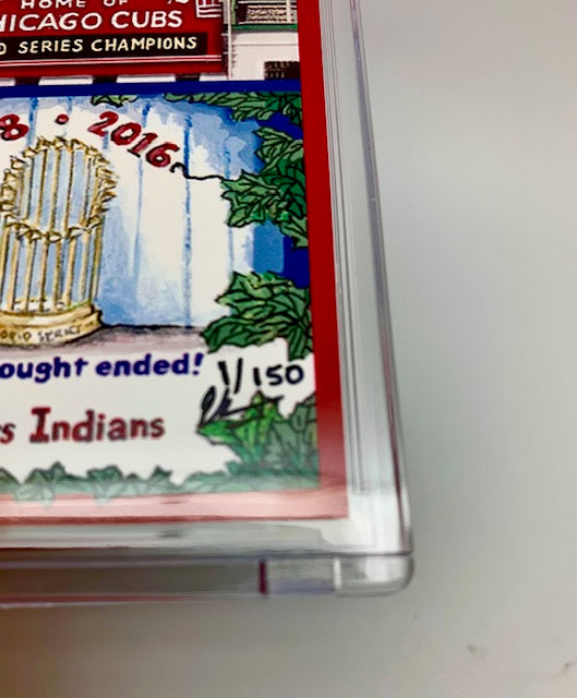 Chicago Cubs 2016 WS Card