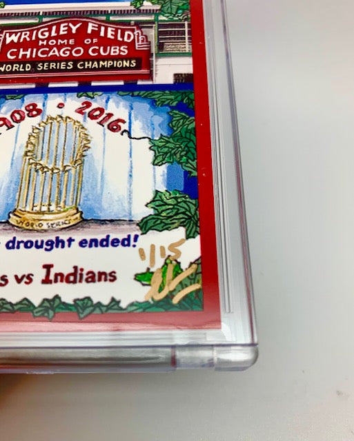 Chicago Cubs 2016 WS Card