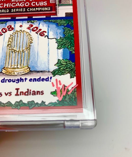 Chicago Cubs 2016 WS Card
