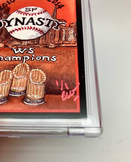 SF Giants 2010-2012-2014 WS Card