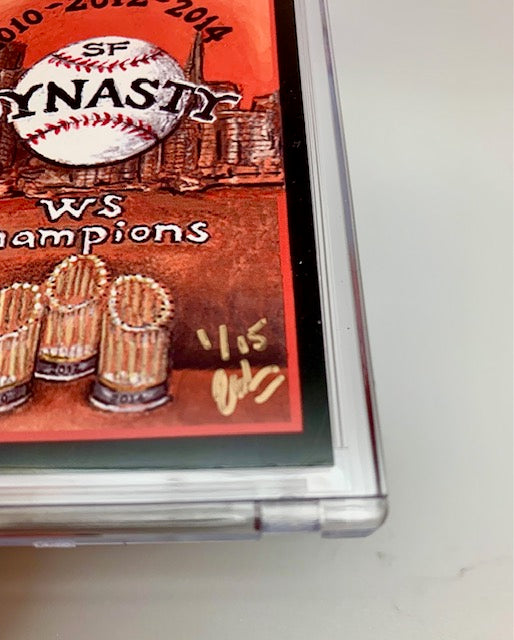 SF Giants 2010-2012-2014 WS Card