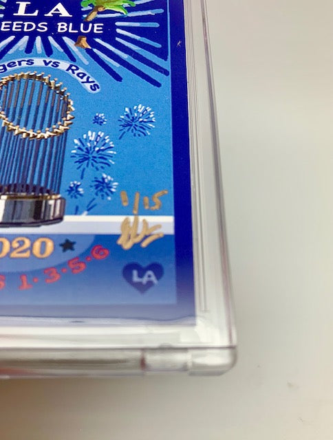 Dodgers 2020 WS Card
