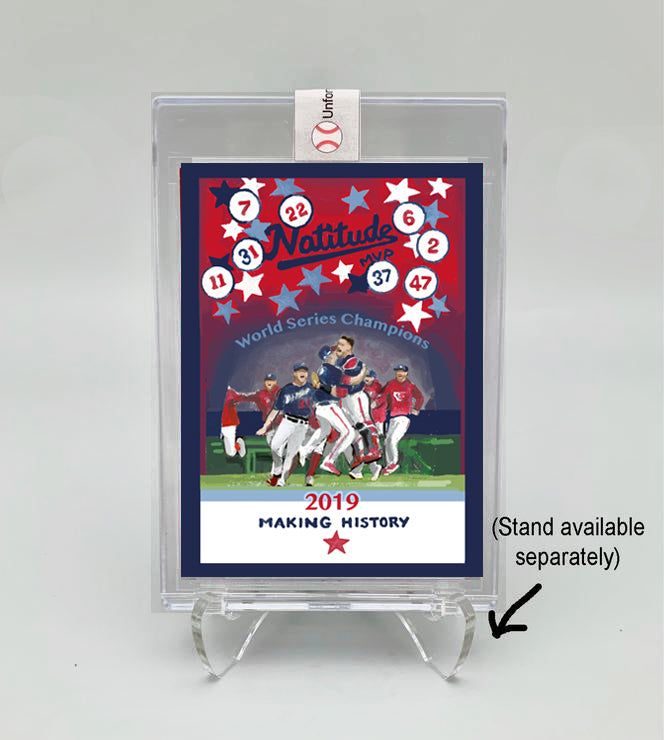 Nationals 2019 WS Card