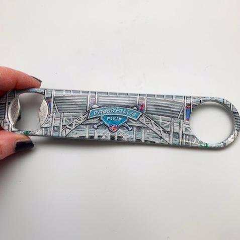 Buy Progressive Field Bottle Opener Collectible • Hand-Painted, Unique Baseball Gifts by Unforgettaballs®