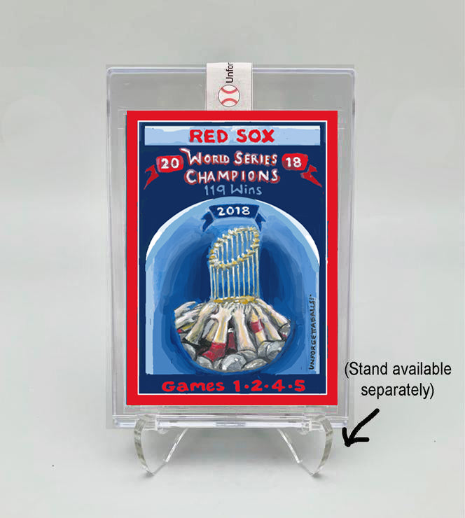 Red Sox 2018 WS Card