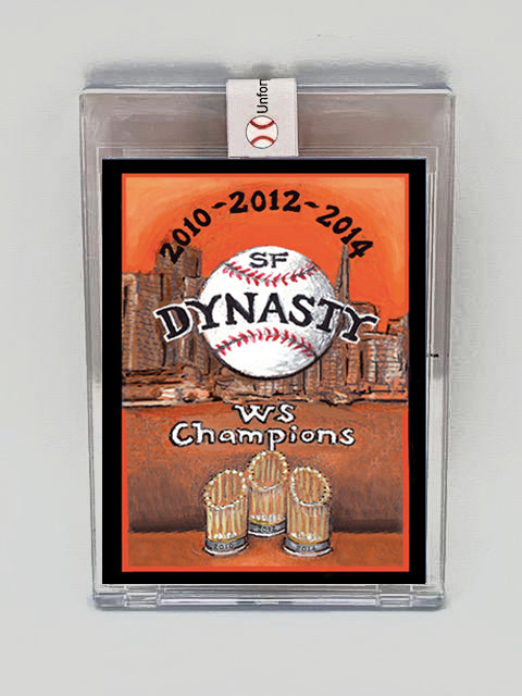 SF Giants 2010-2012-2014 WS Card