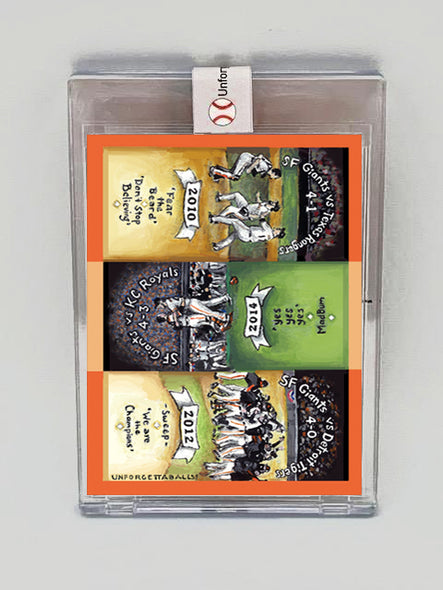 SF Giants 2010-2012-2014 WS Card