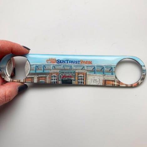 Buy Suntrust Stadium Bottle Opener Collectible • Hand-Painted, Unique Baseball Gifts by Unforgettaballs®