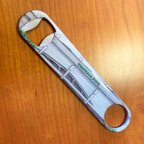 Buy Tropicana Park Bottle Opener Collectible • Hand-Painted, Unique Baseball Gifts by Unforgettaballs®