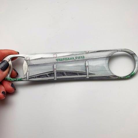Buy Tropicana Park Bottle Opener Collectible • Hand-Painted, Unique Baseball Gifts by Unforgettaballs®