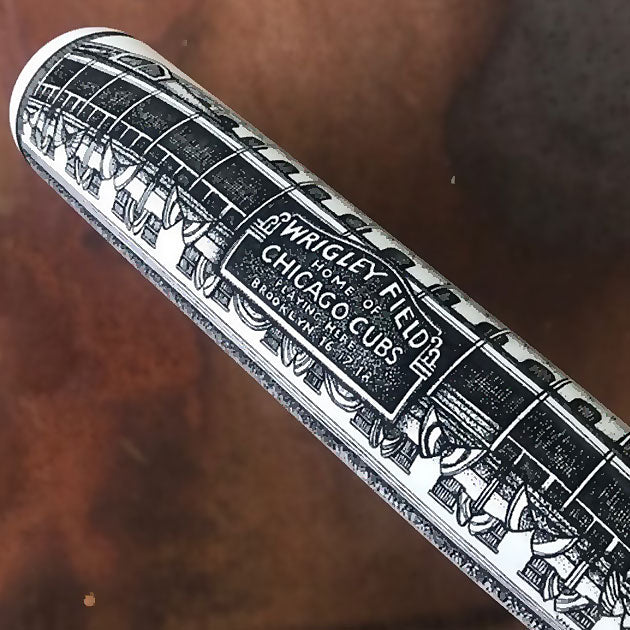 Buy Opening Day Wrigley Field Engraved Bat Collectible • Hand-Painted, Unique Baseball Gifts by Unforgettaballs®