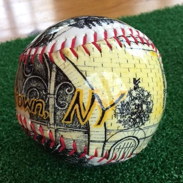 Buy Cooperstown Softball Collectible • Hand-Painted, Unique Baseball Gifts by Unforgettaballs®