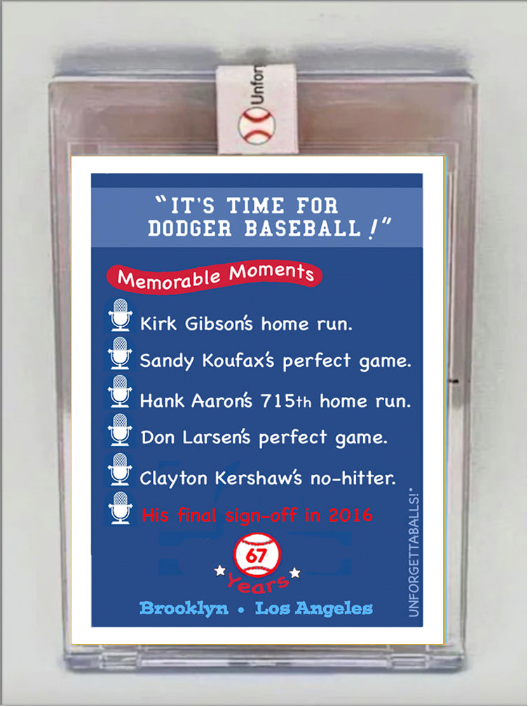 Announcer Card: Vin Scully