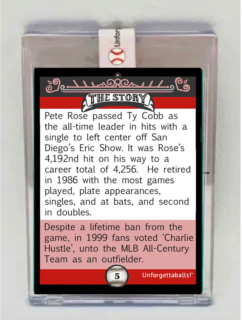 Greatest Moments in Baseball Card: #5