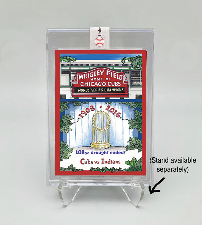 Chicago Cubs 2016 WS Card