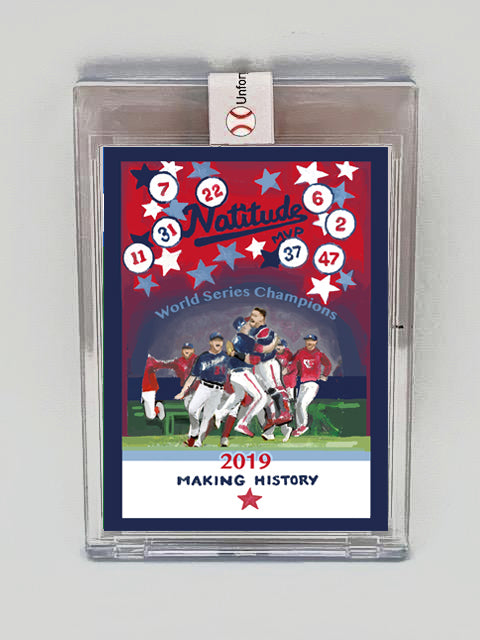 Nationals 2019 WS Card