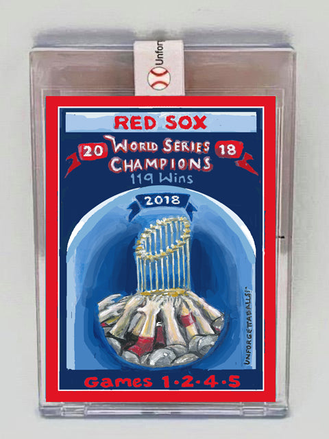 Red Sox 2018 WS Card