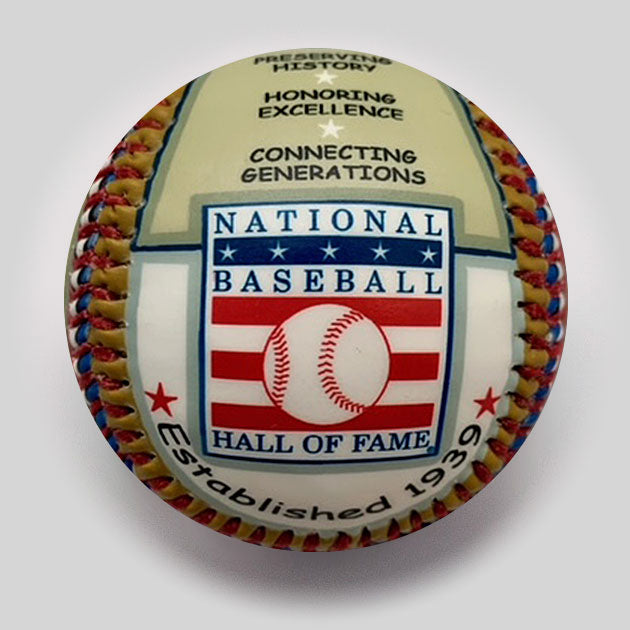 Baseball Hall of Fame Building Engraved 22 Wood Mini Bat