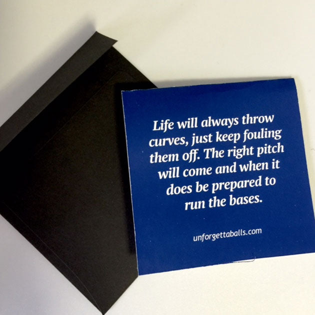 Buy Mini Quote Card Collectible • Hand-Painted, Unique Baseball Gifts by Unforgettaballs®