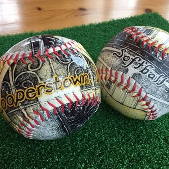 Buy Cooperstown Softball Collectible • Hand-Painted, Unique Baseball Gifts by Unforgettaballs®