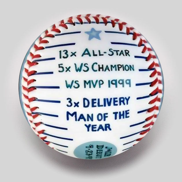 Commemorative Baseball: "Sandman" Hall of Fame
