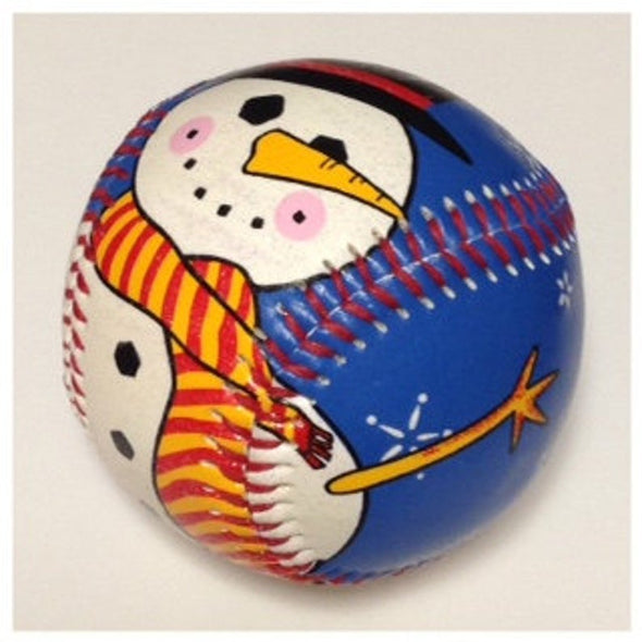 Holiday Snowman Baseball