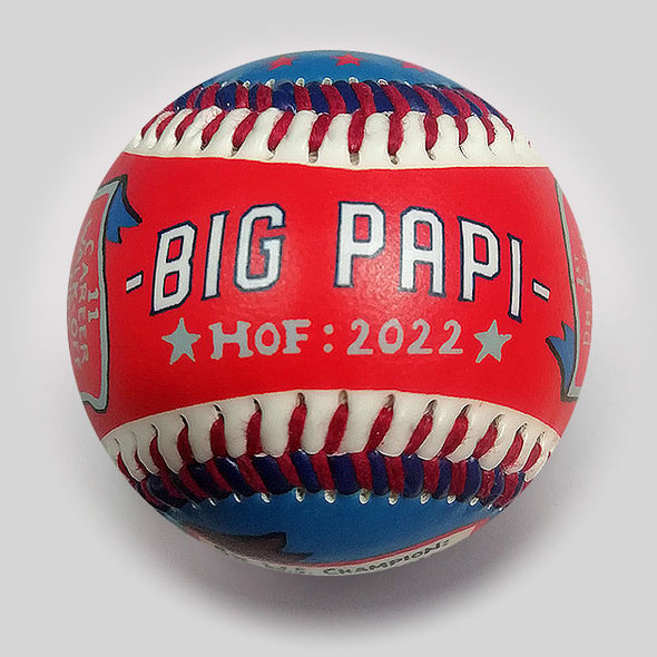 Commemorative baseball: Big Papi Induction