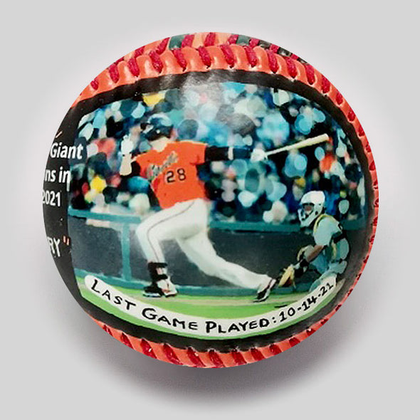 Commemorative baseball: Posey's Retirement