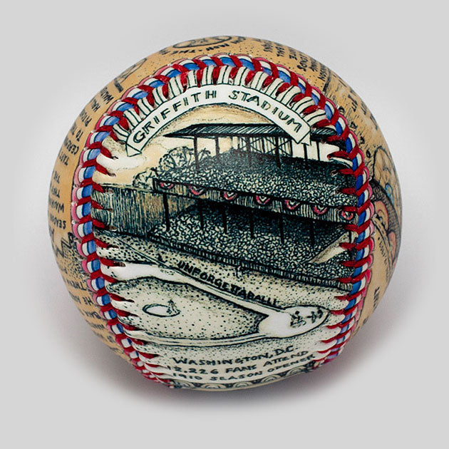 The First Presidential Pitch Baseball