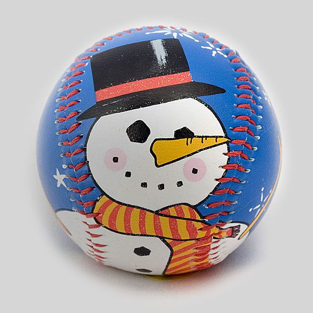 Holiday Snowman Baseball