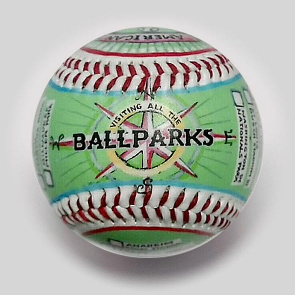 Visiting All Ballparks (Current) Commemorative Baseball