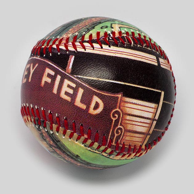 Old Wrigley Field Baseball